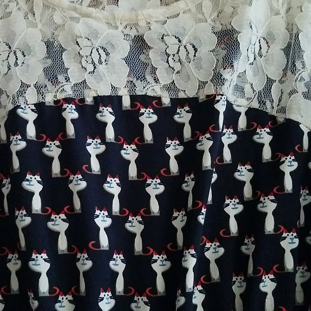Lace Kitty Cat Dress